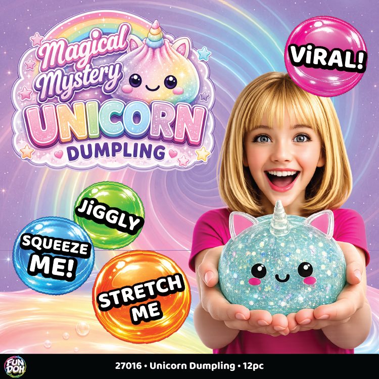 Fun Doh Unicorn Mystery Dumpling Squishy