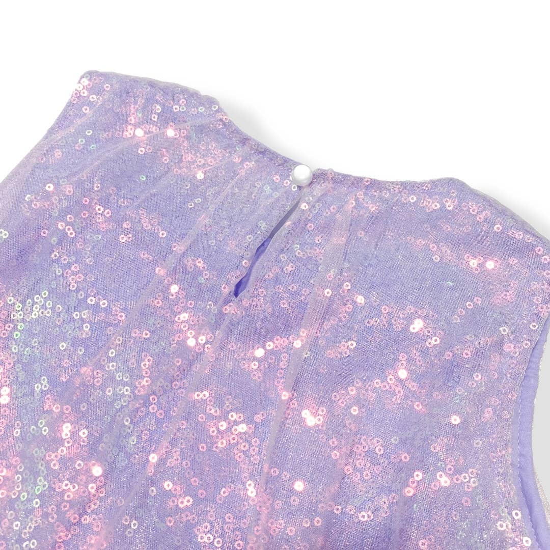 Girls Sequin Layer Dress