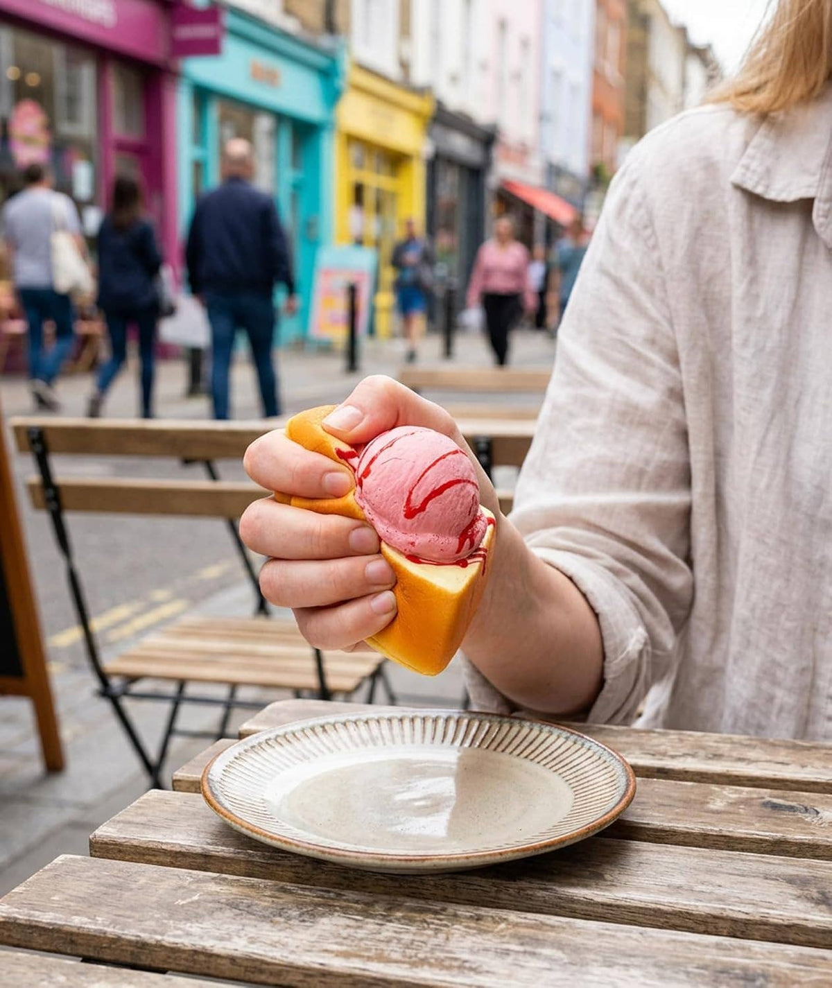 Sweet Scented Slow-Rise Ice Cream Toast Squishy