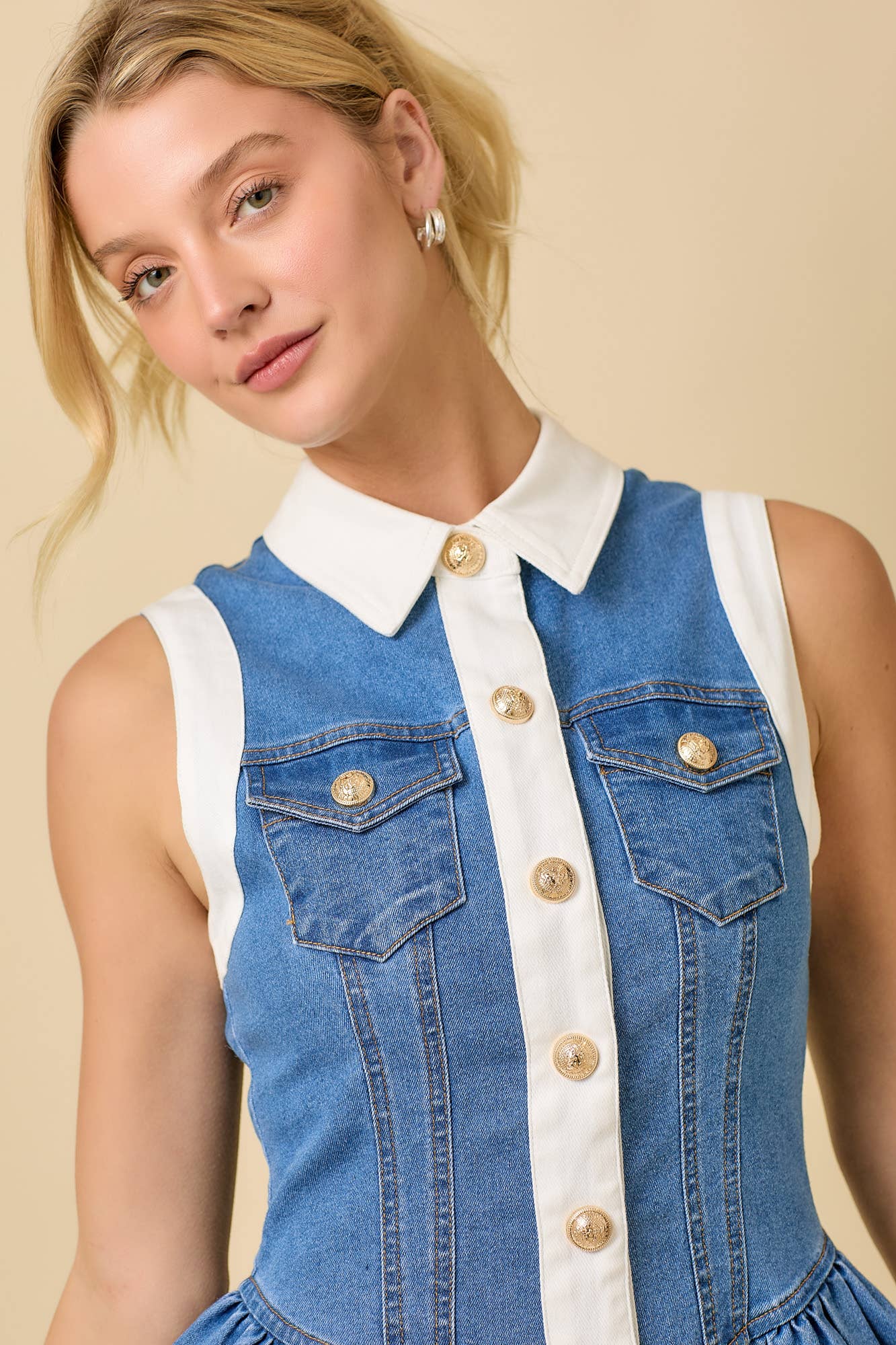 Blair Dress- Denim