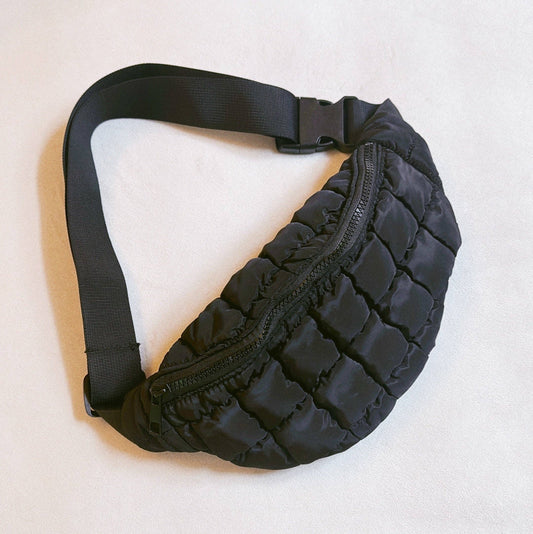 Perfect Puffy Sling Bag: Black