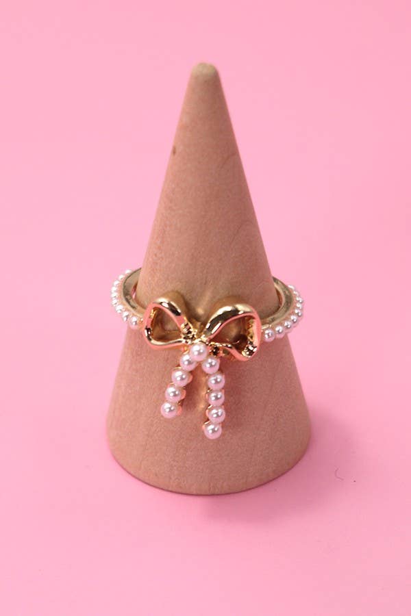 Pearl Bow Ring