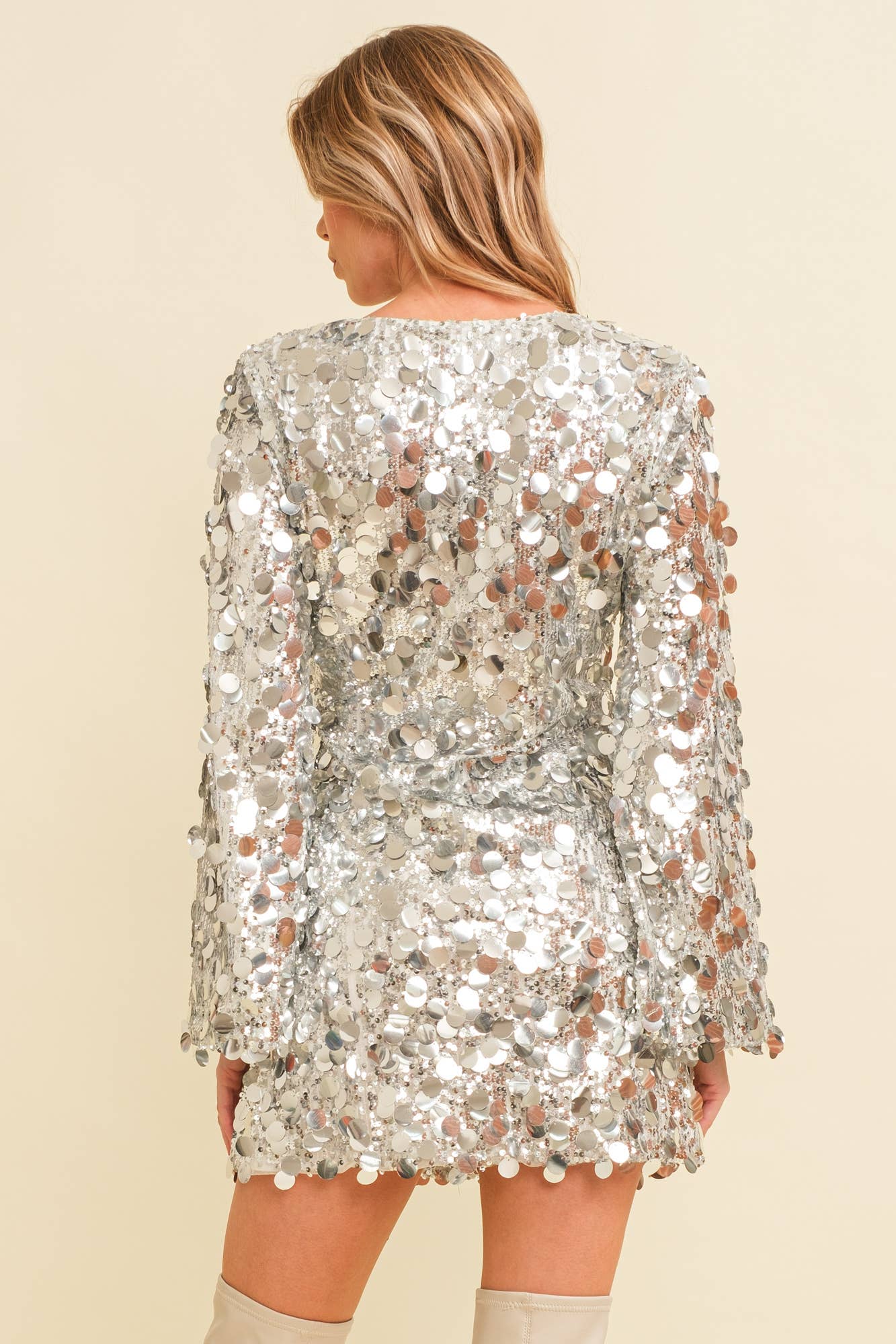 Mirrorball Wrap Dress