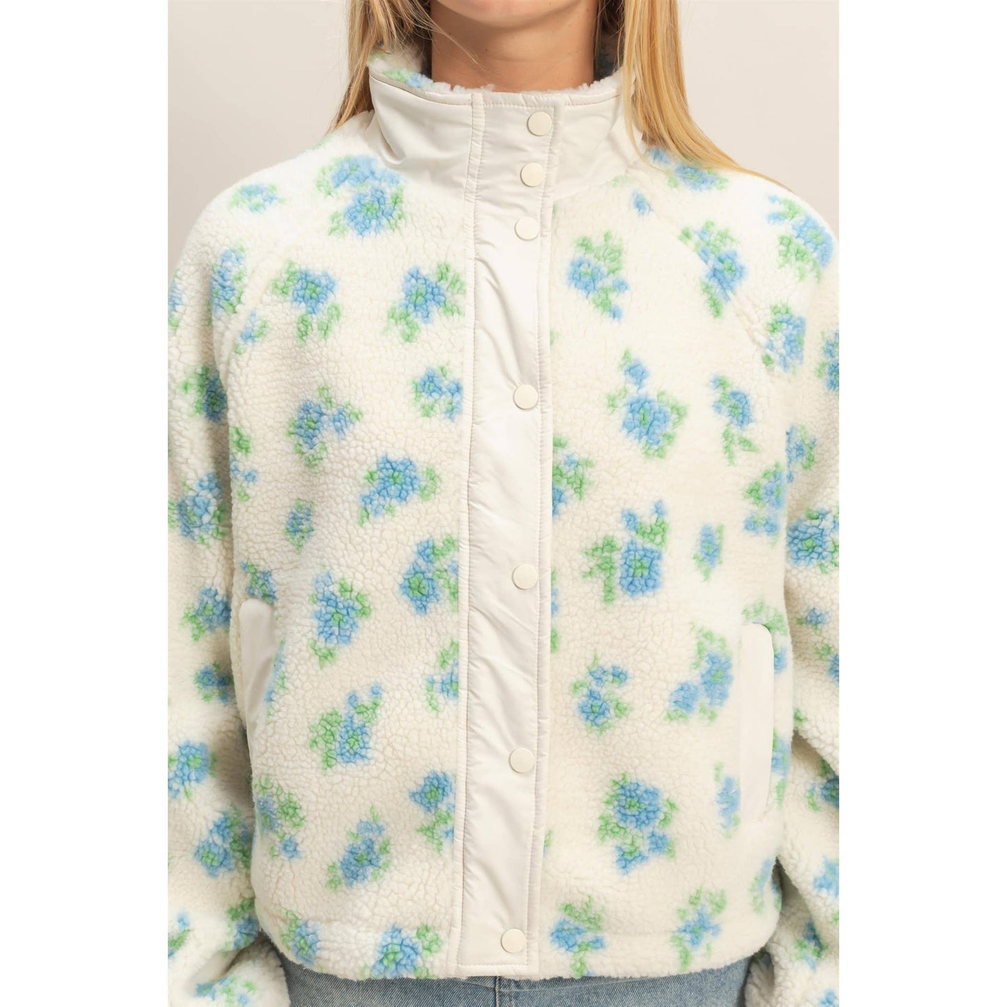 Bessie Floral Fleece Jacket