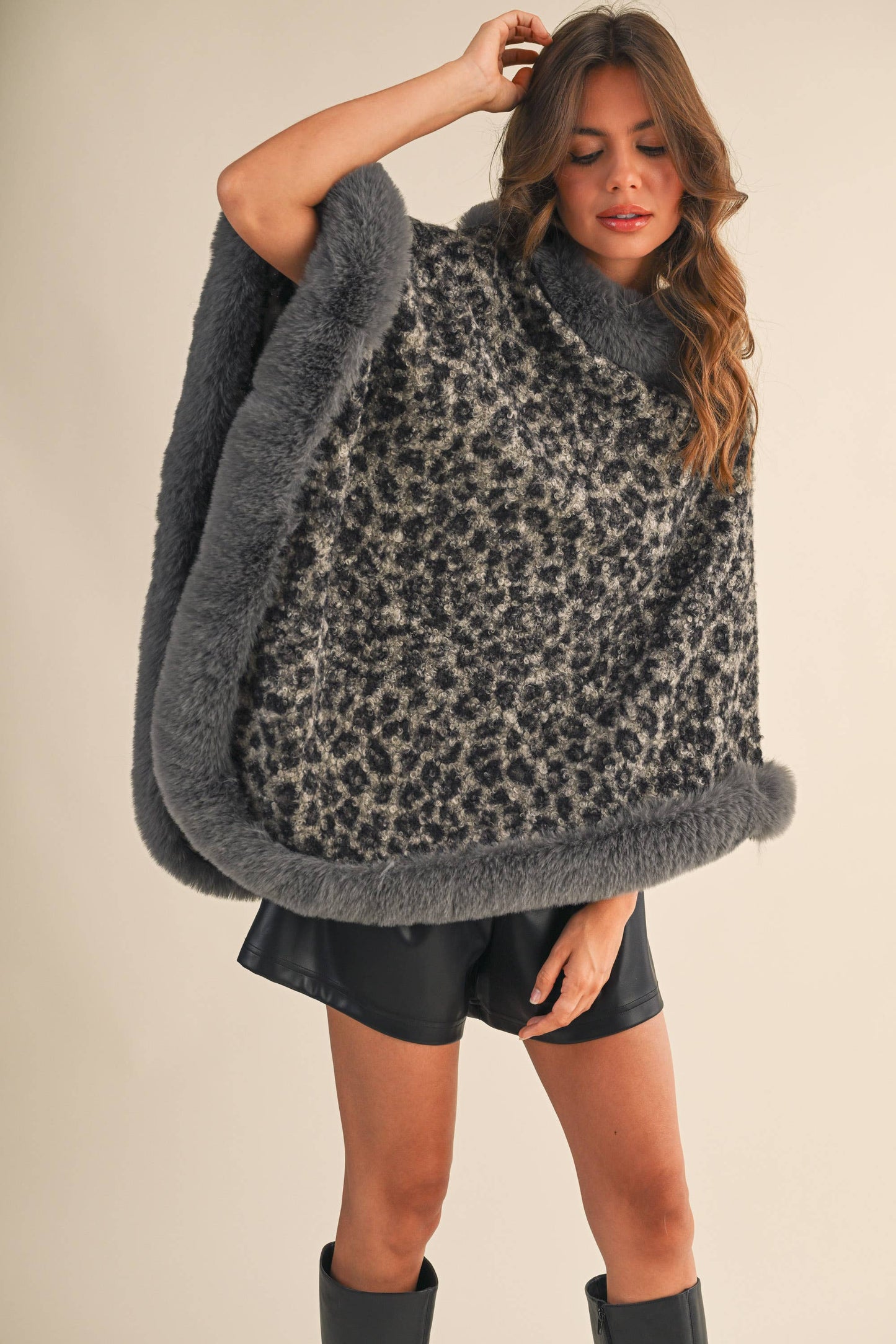Wild About You Fur Poncho