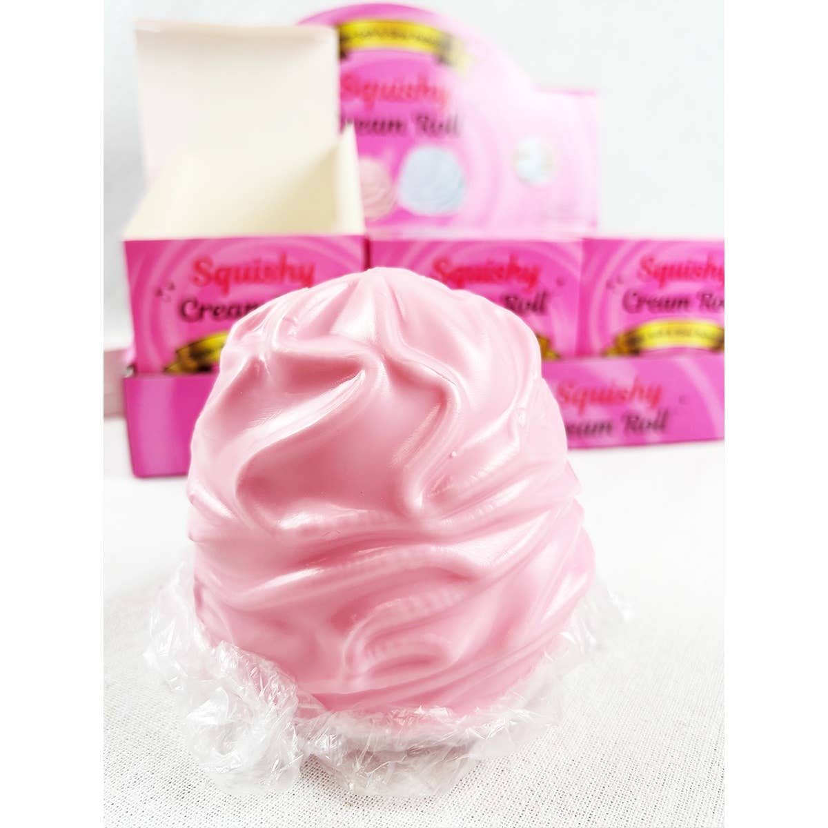 Jumbo Cream Roll Squishy