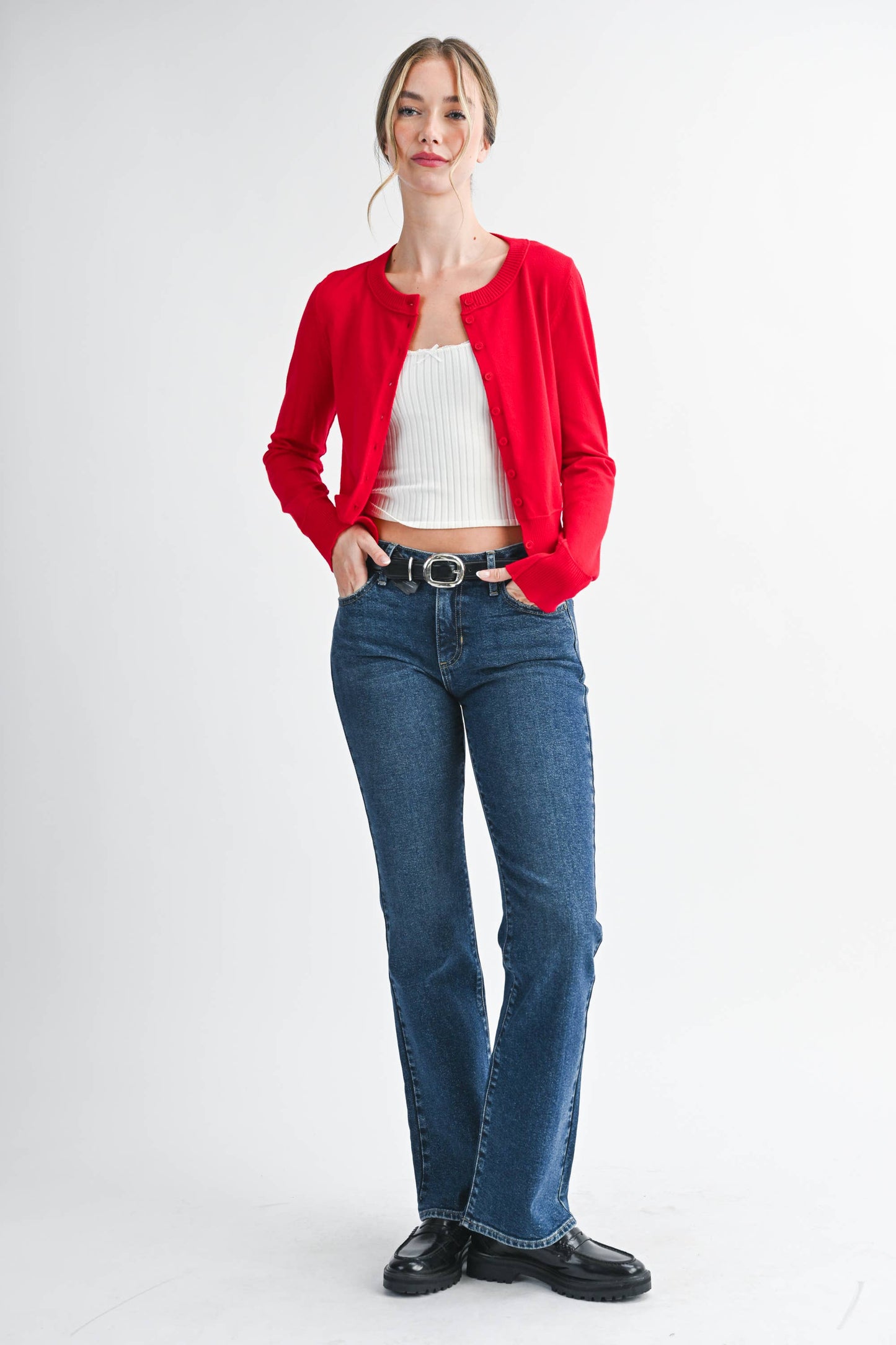 Cherry Button Up Cardigan