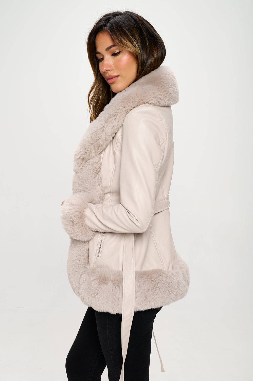 Chateau Plush Belted Jacket