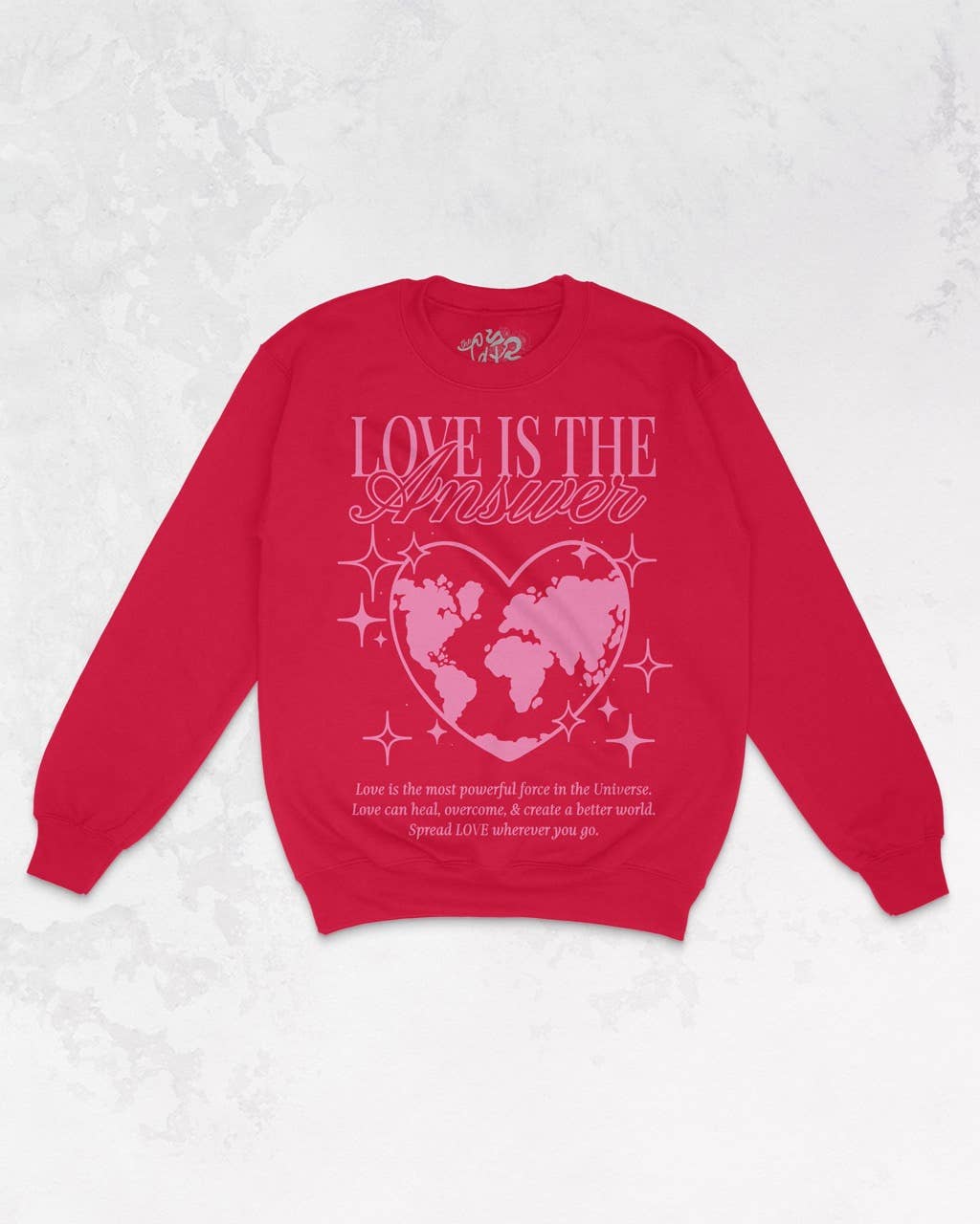 Love is the Answer Oversized 90's Sweatshirt