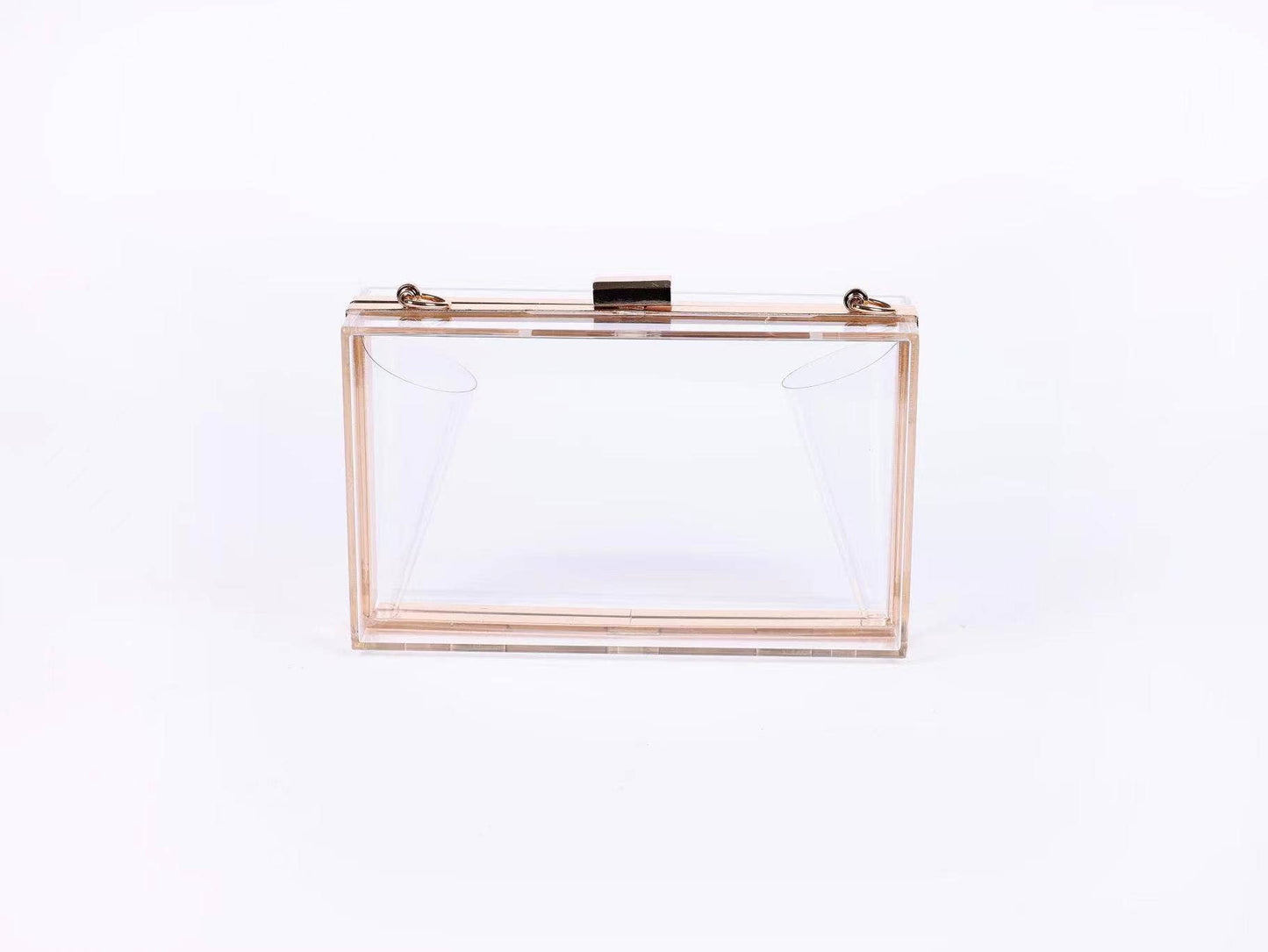 Clear Acrylic Clutch Crossbody Bag