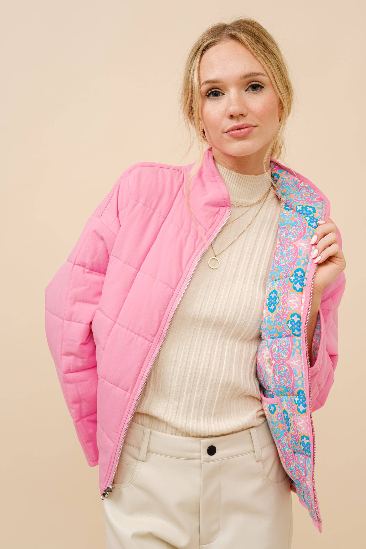 Pixie Reversible Quilted Jacket