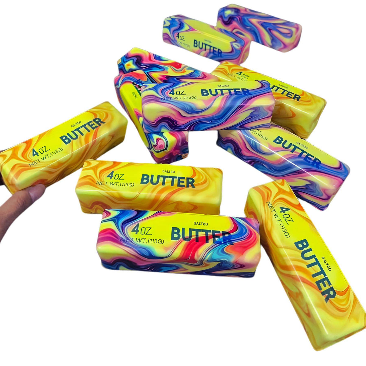 Tie Dye Butter Squishy