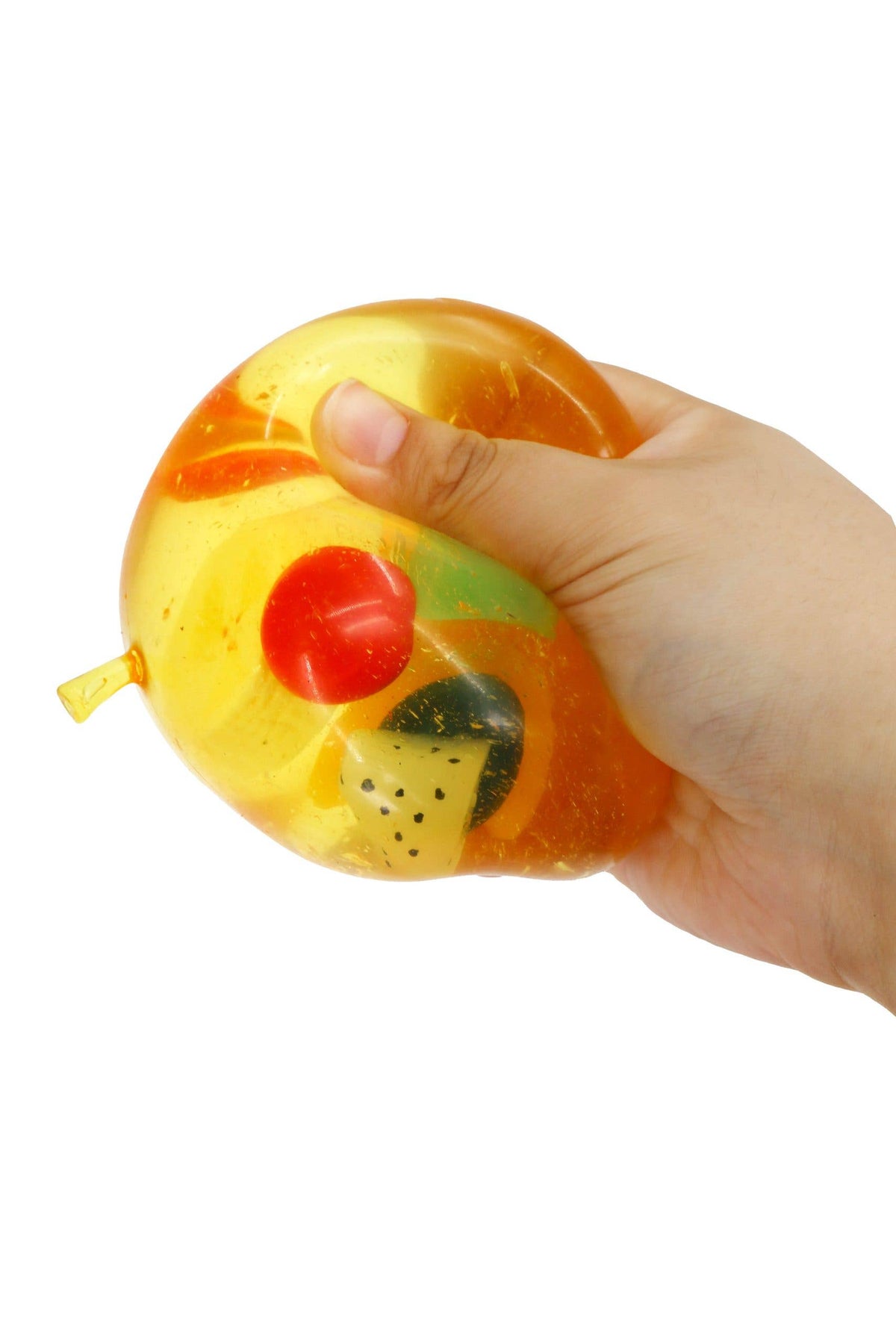 Large 3 Inch Coconut Oil Jelly Apple Fruit Zero Rebound Squishy