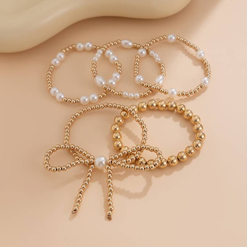 Bessie Bow Bracelet Stack