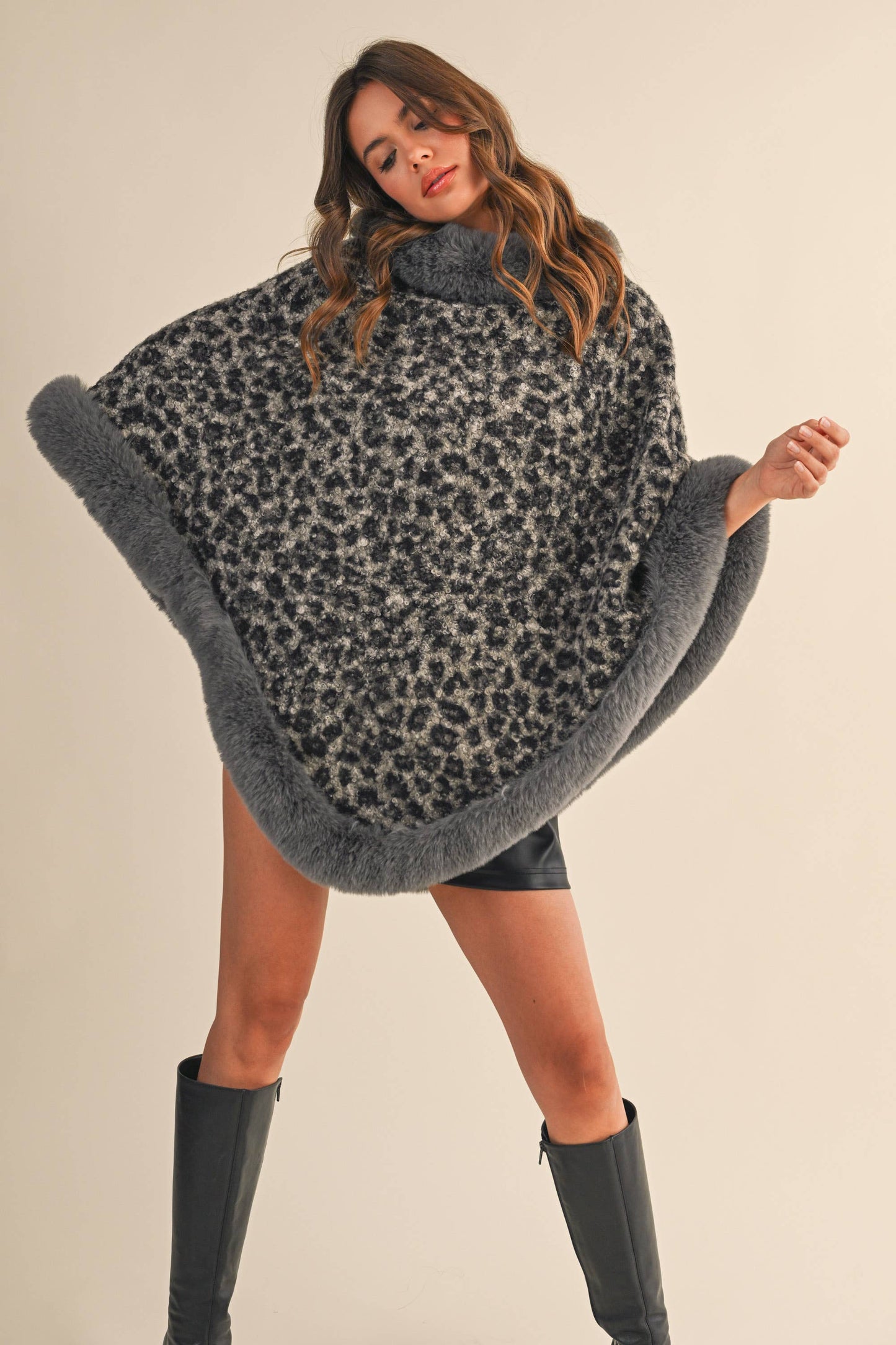 Wild About You Fur Poncho