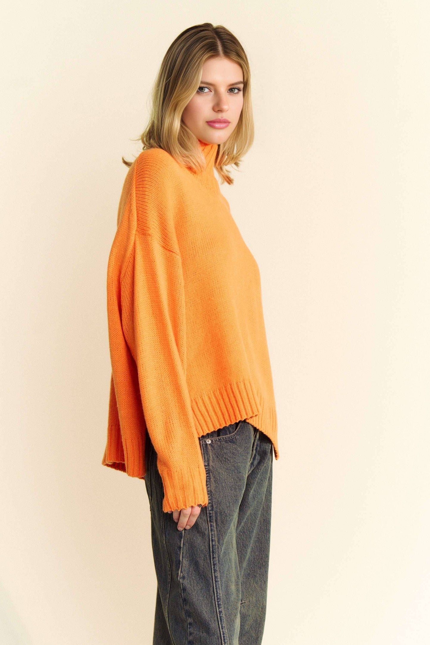 Minka Sweater- Orange