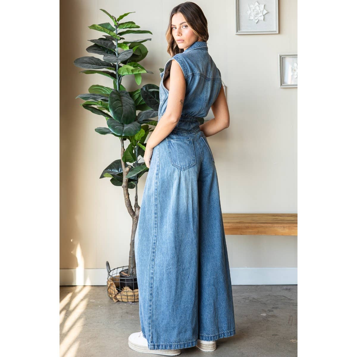 Jodie Denim Jumpsuit