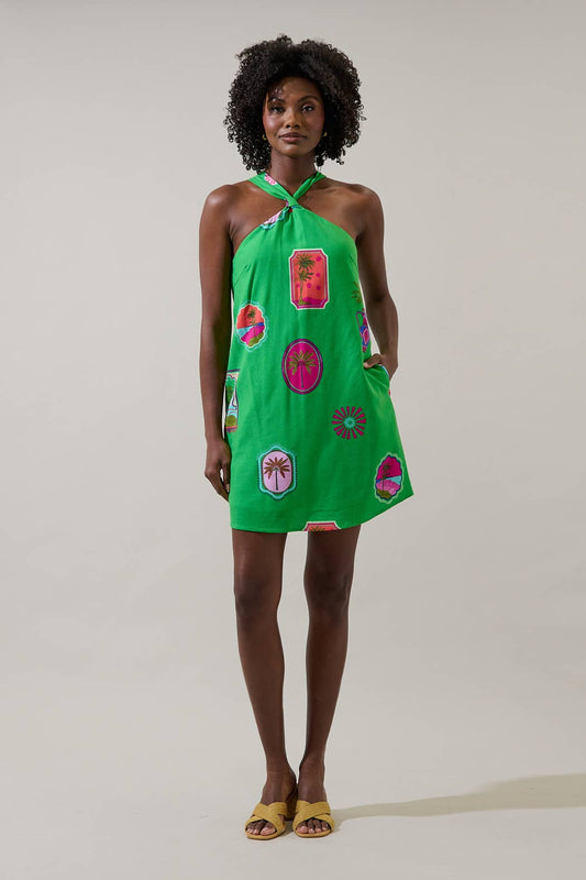 Trinie Halter Dress