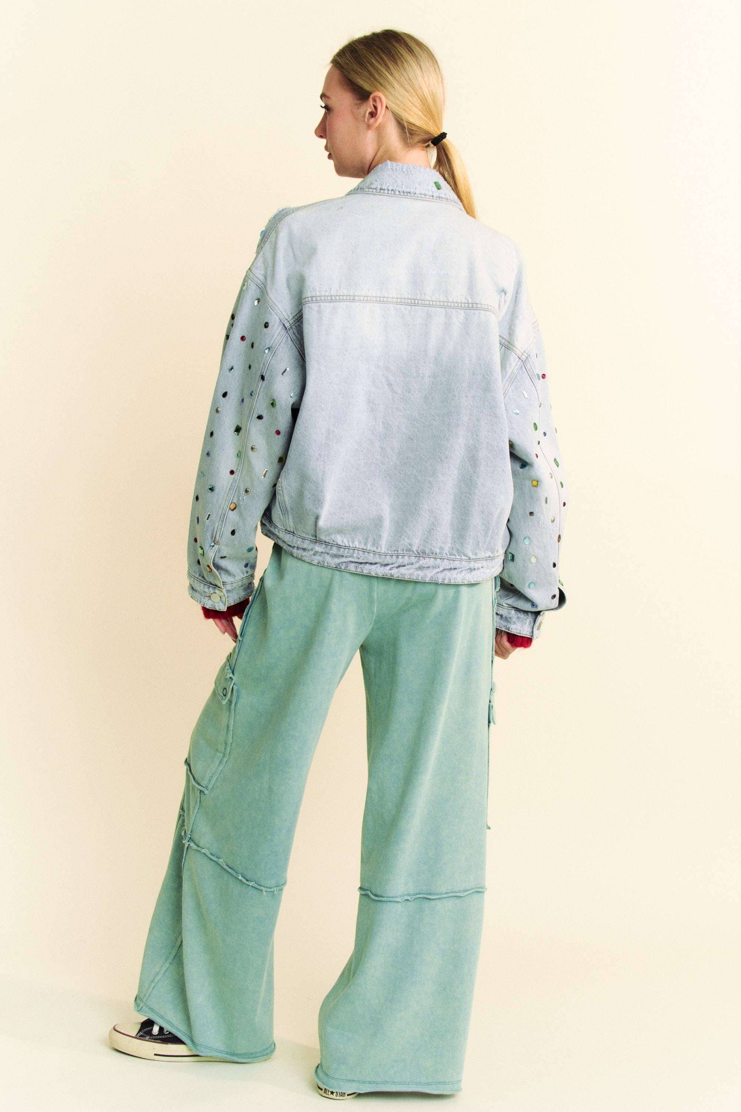 Erin Rhinestone Denim Jacket