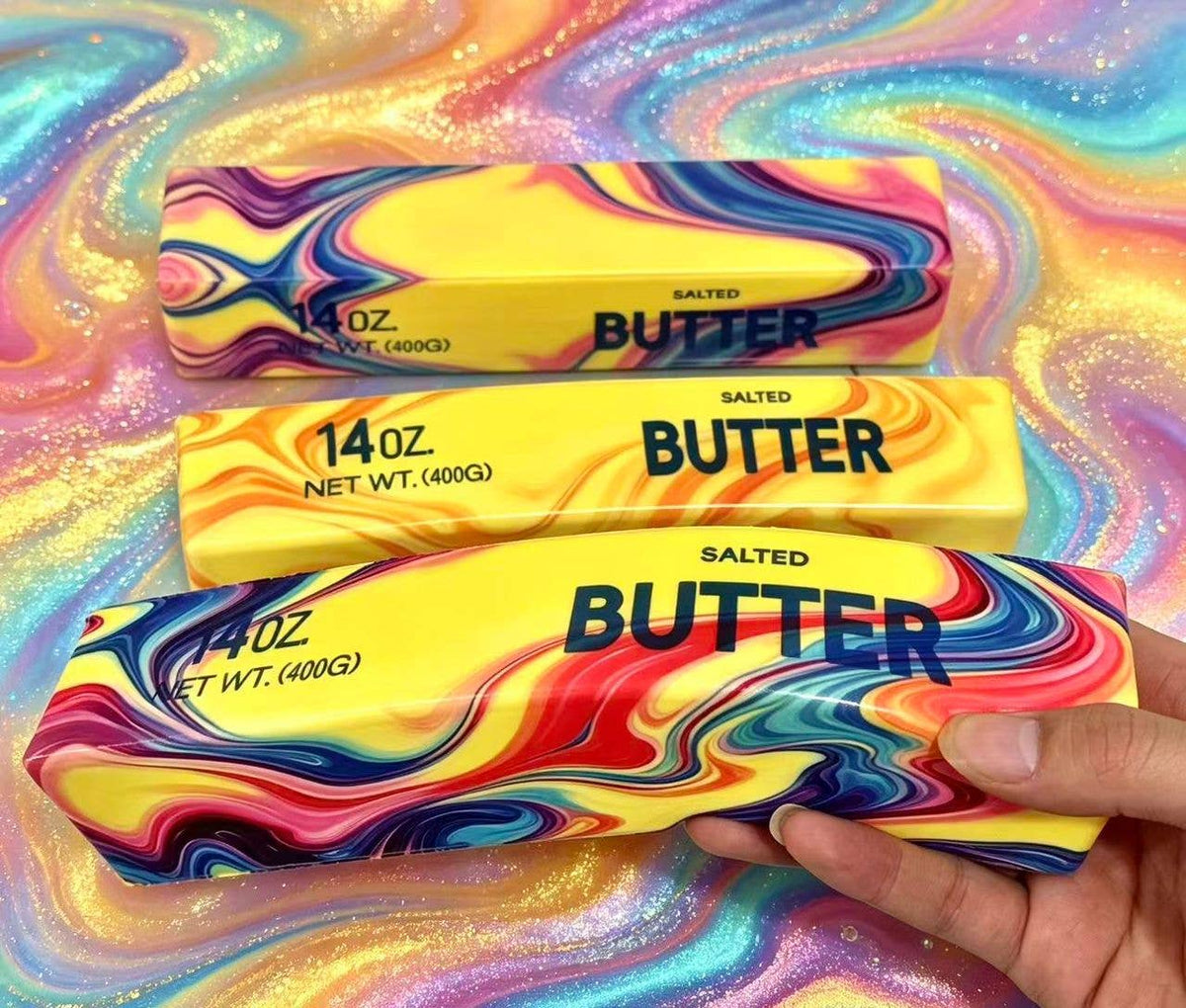 Jumbo Tie Dye Butter Squishy