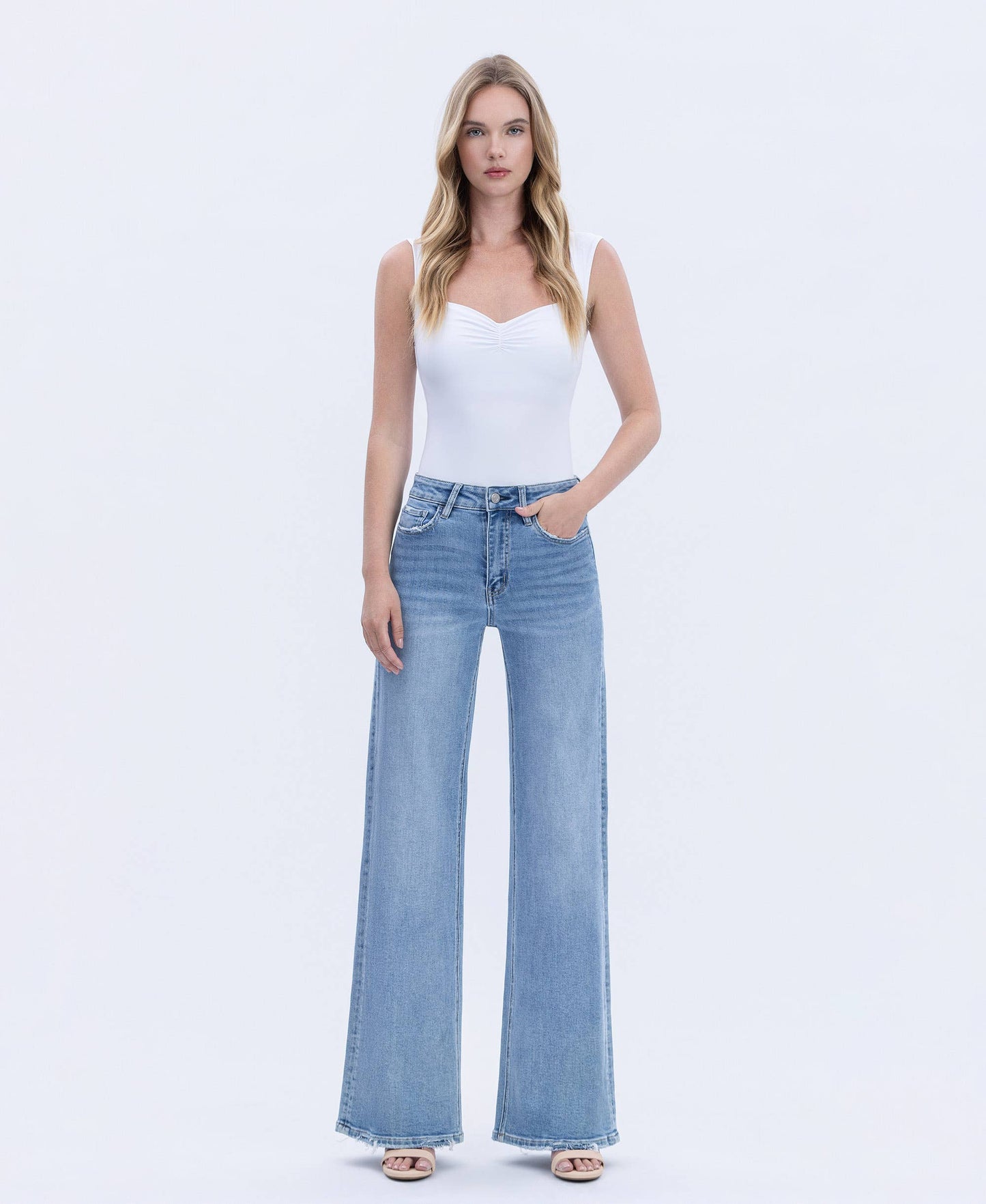 Hearten Wide Leg Jeans