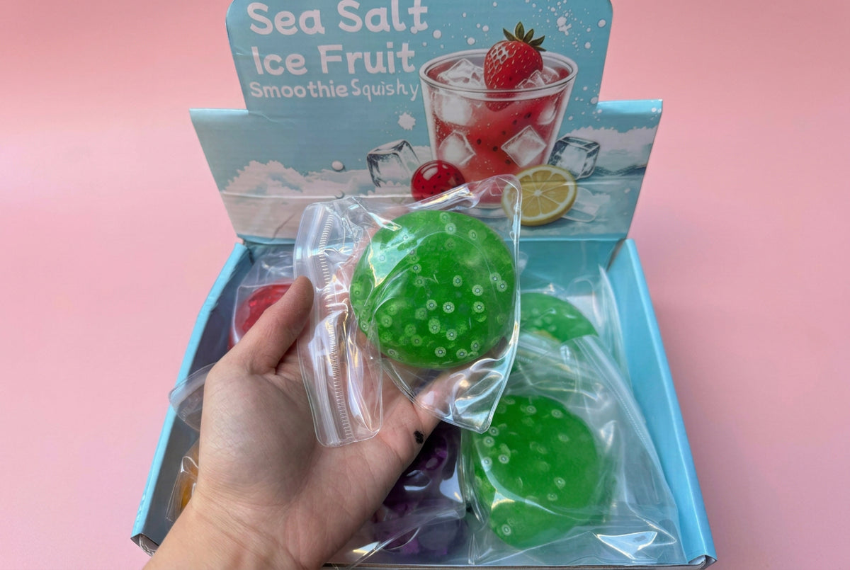 Mixed Fruit Icy Slush Ball Squishy
