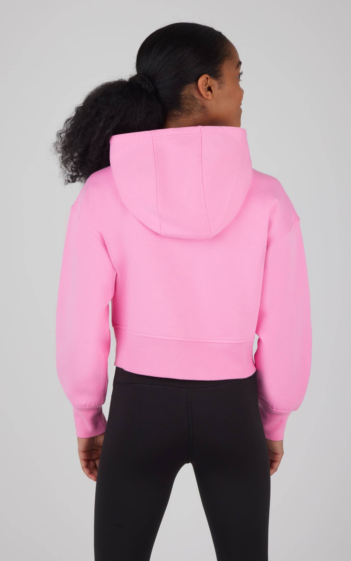 Girls- Scuba Full Zip Everyday Hoodie Jacket:- Orchid