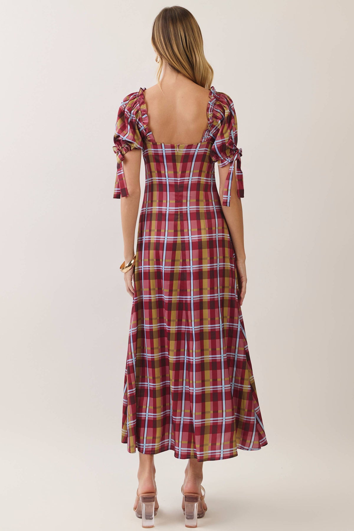 Amanda Plaid Dress