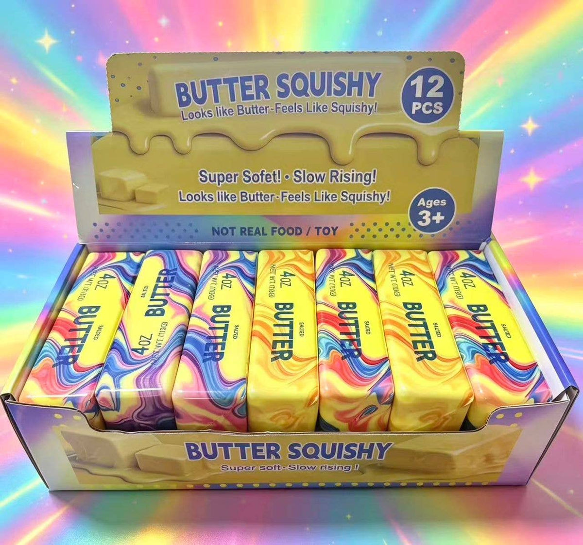 Tie Dye Butter Squishy