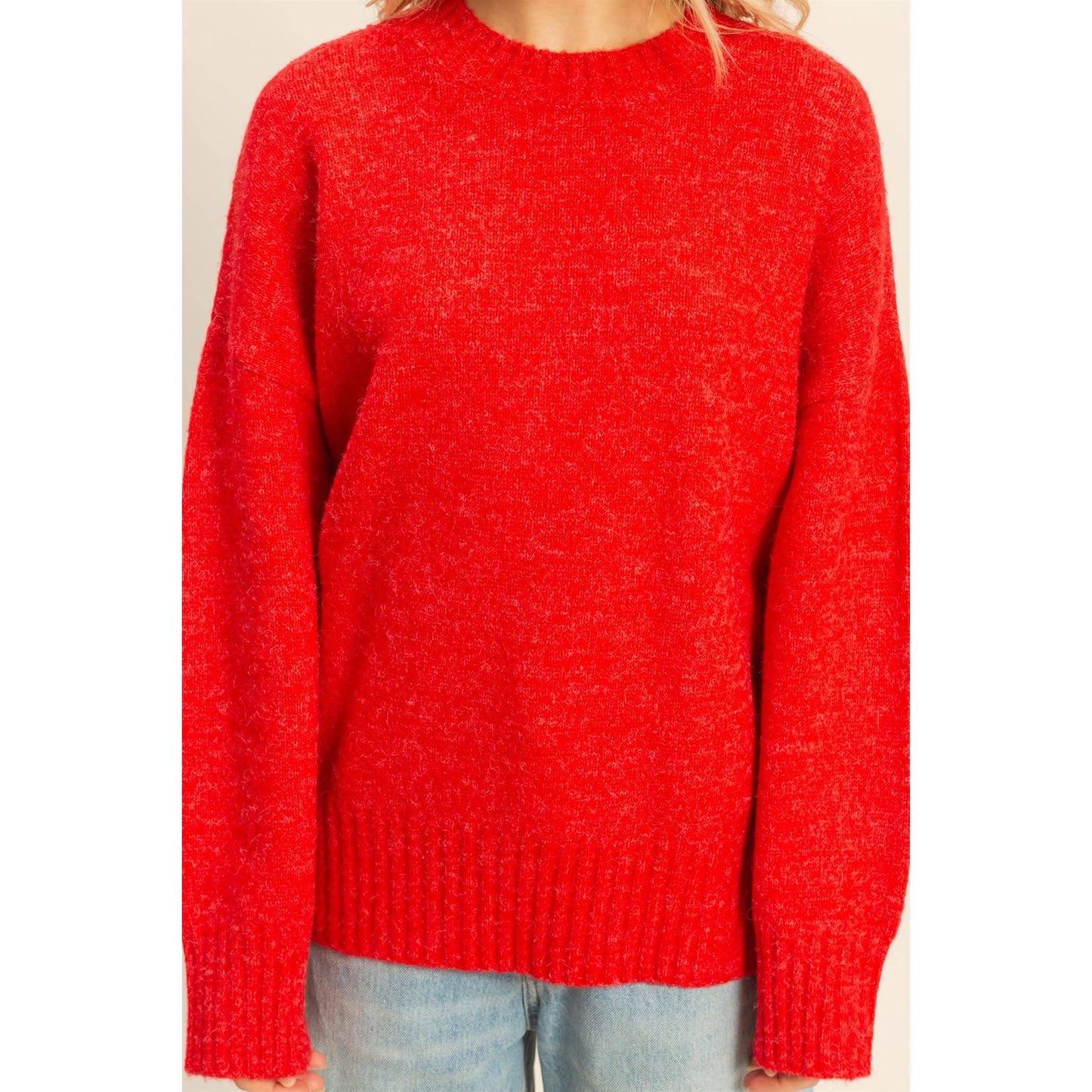 Gumdrop Sweater- Red