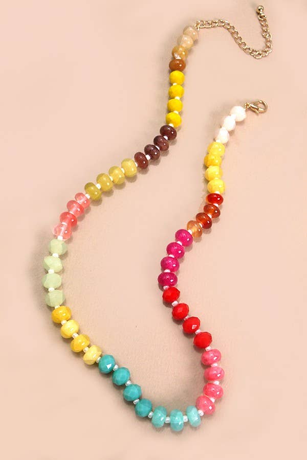 Candy Necklace- Bright Pink