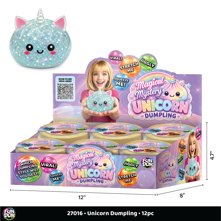 Fun Doh Unicorn Mystery Dumpling Squishy