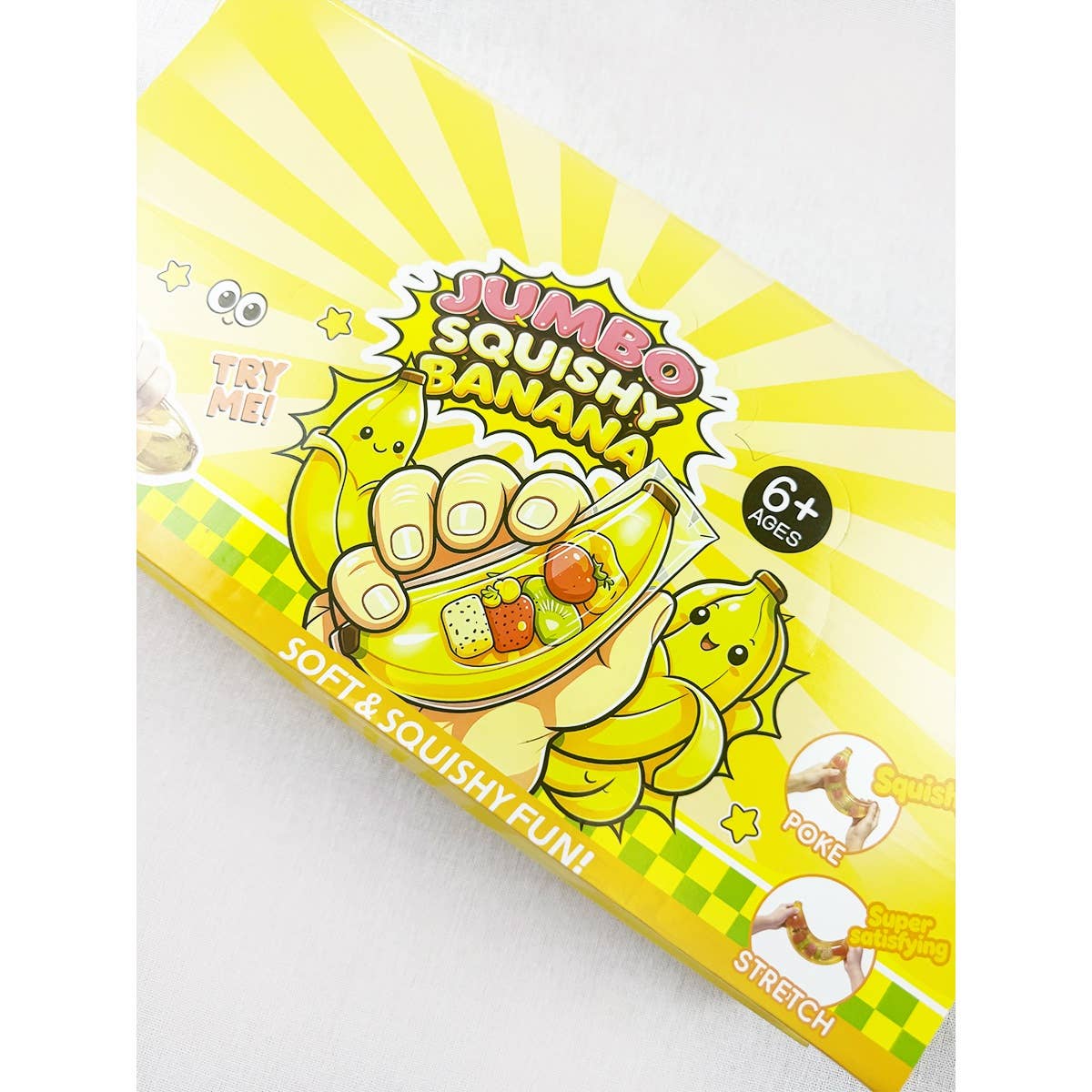Clear Banana Slow Rising Squishy