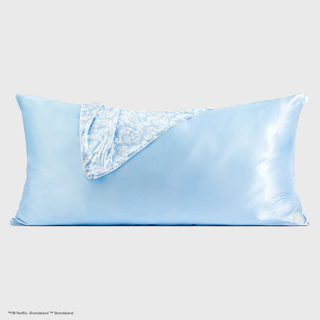 Kitsch x Bridgerton King Satin Pillowcase / Toile De Blue