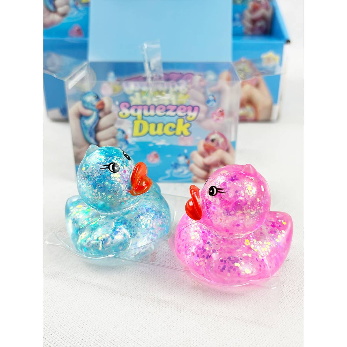 Set of 2 Mini Ducks Squishy