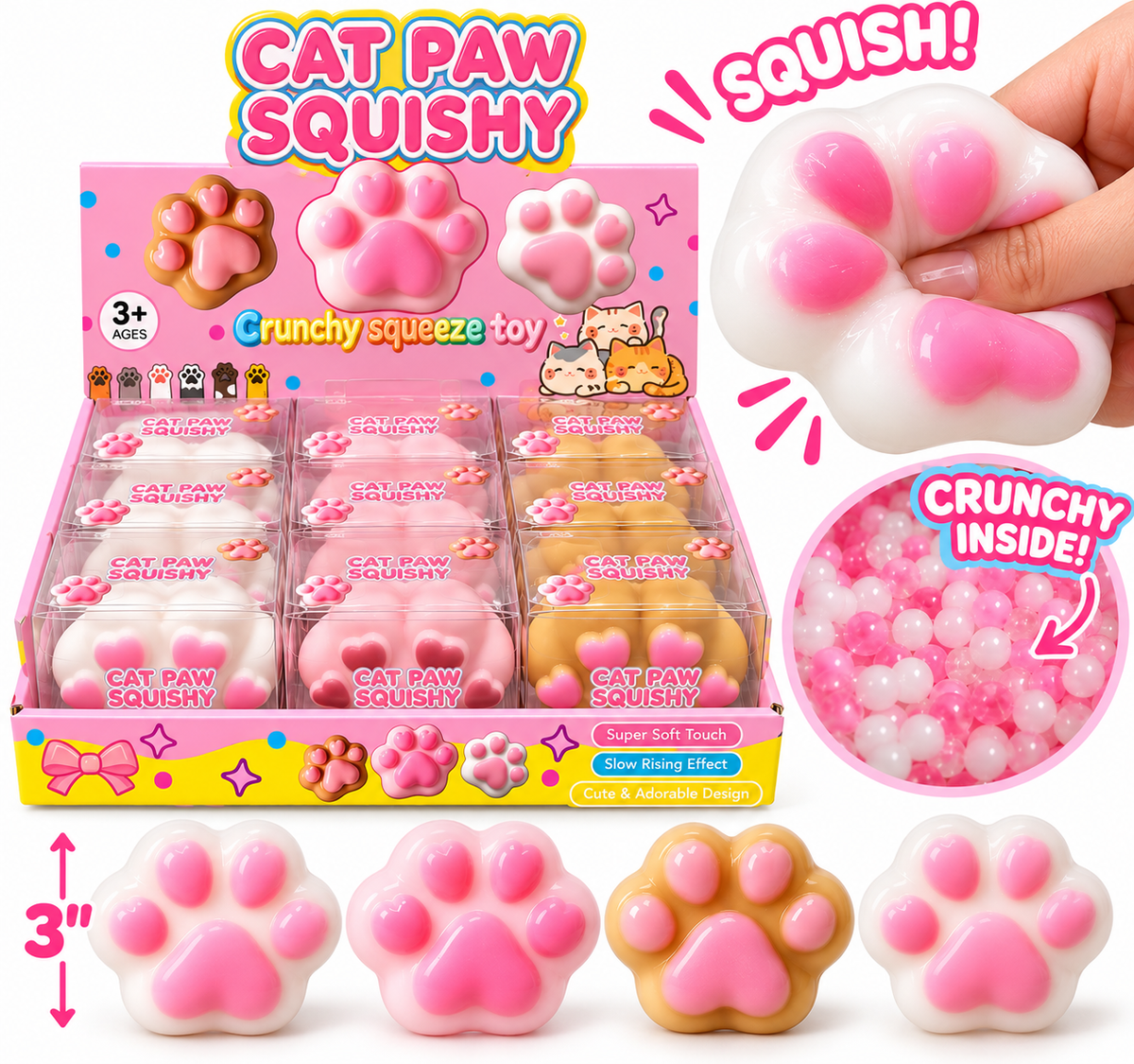 Cat Paw Crunchy Squishy