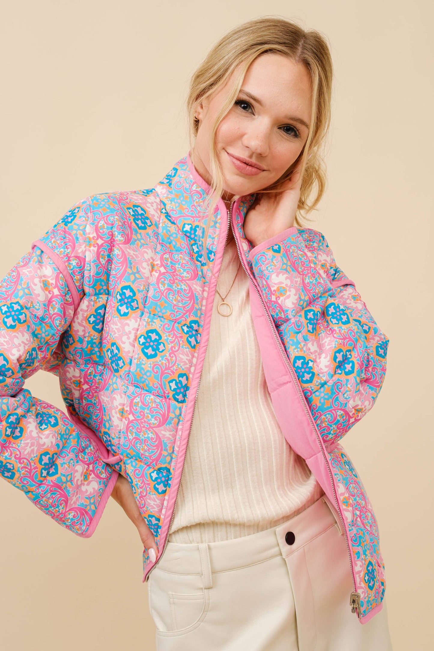 Pixie Reversible Quilted Jacket