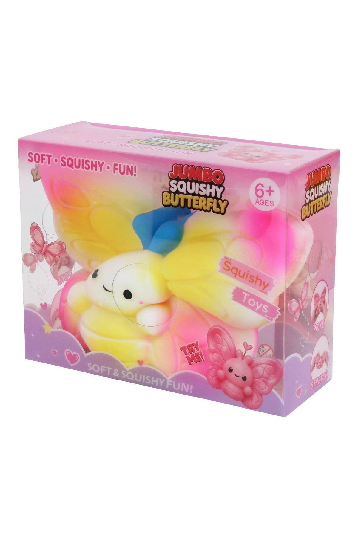Jumbo 7 Inch Butterfly Squishy