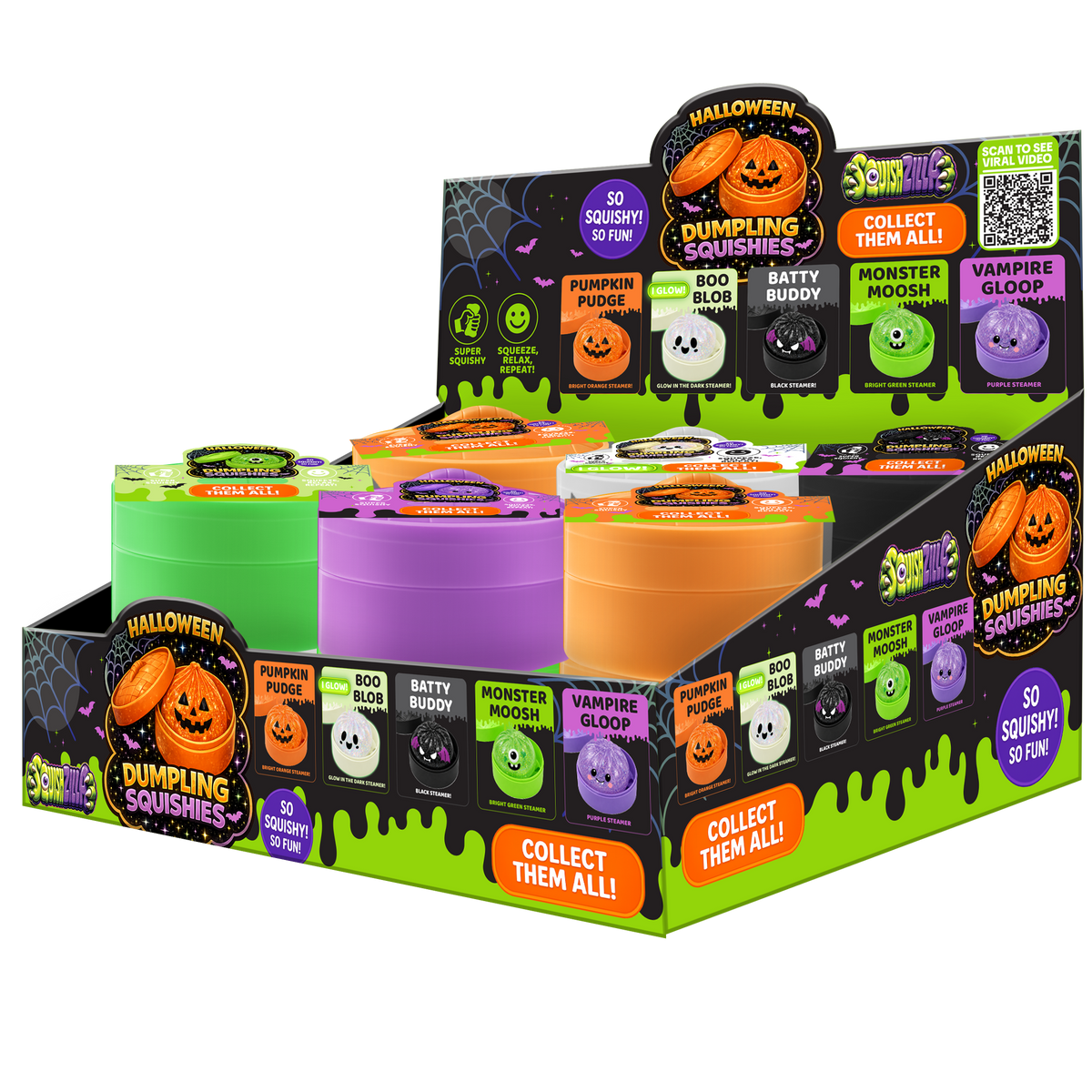 Fun Doh Halloween Dumpling Squishy