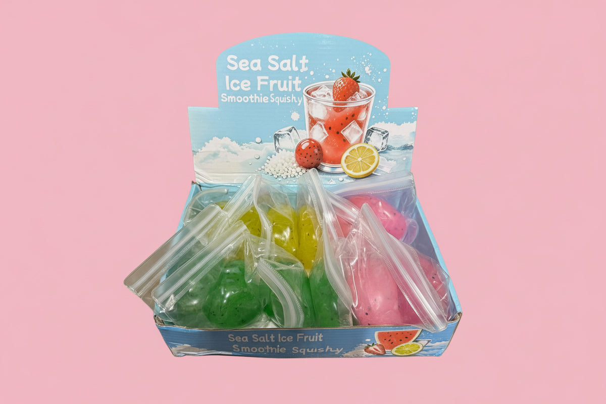 Mixed Fruit Icy Slushy Ball Squishy