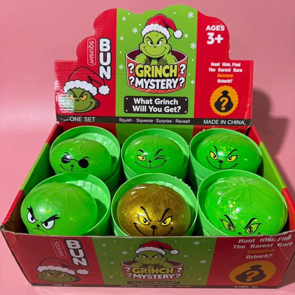 Christmas Grinch Dumpling Squishy