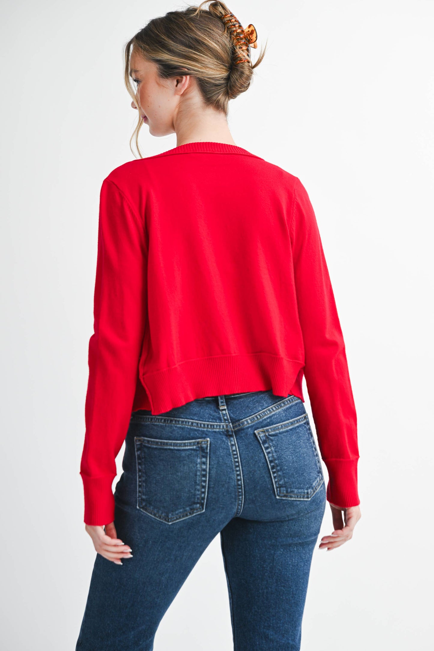 Cherry Button Up Cardigan