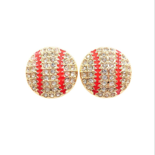 BC- Baseball Pavé Studs