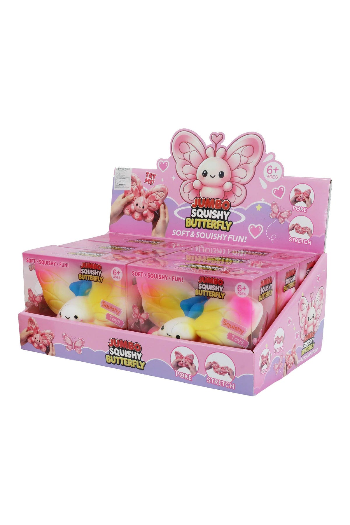 Jumbo 7 Inch Butterfly Squishy