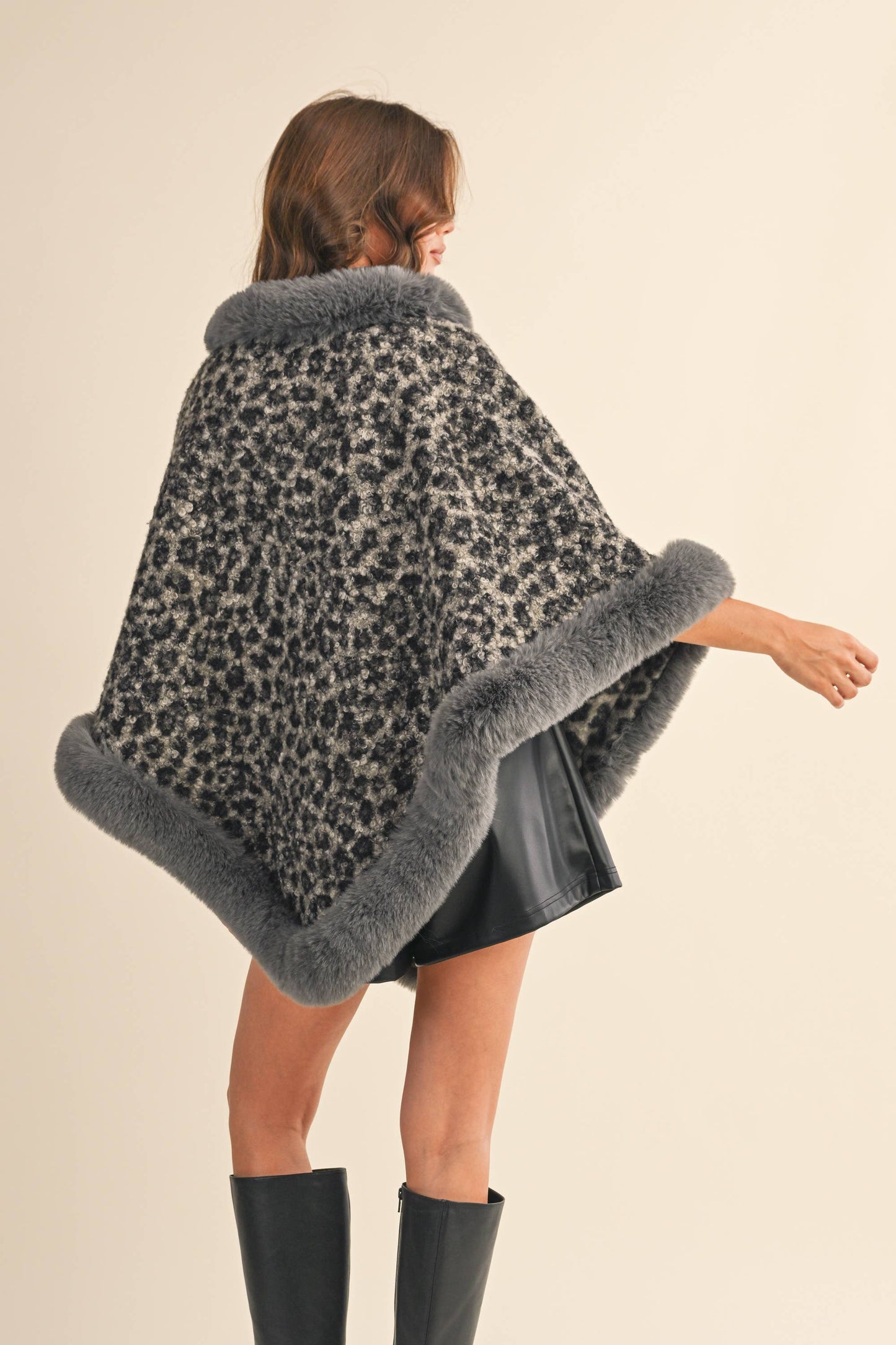 Wild About You Fur Poncho