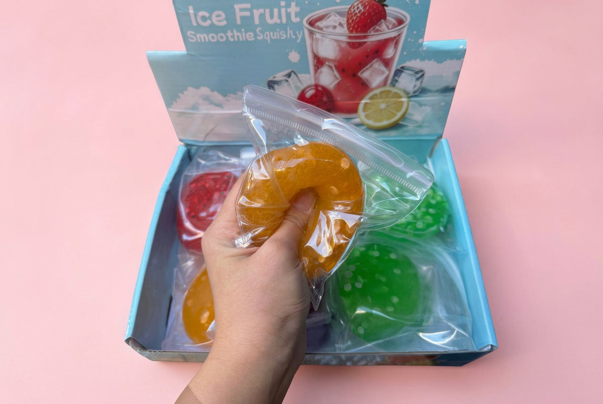 Mixed Fruit Icy Slush Ball Squishy