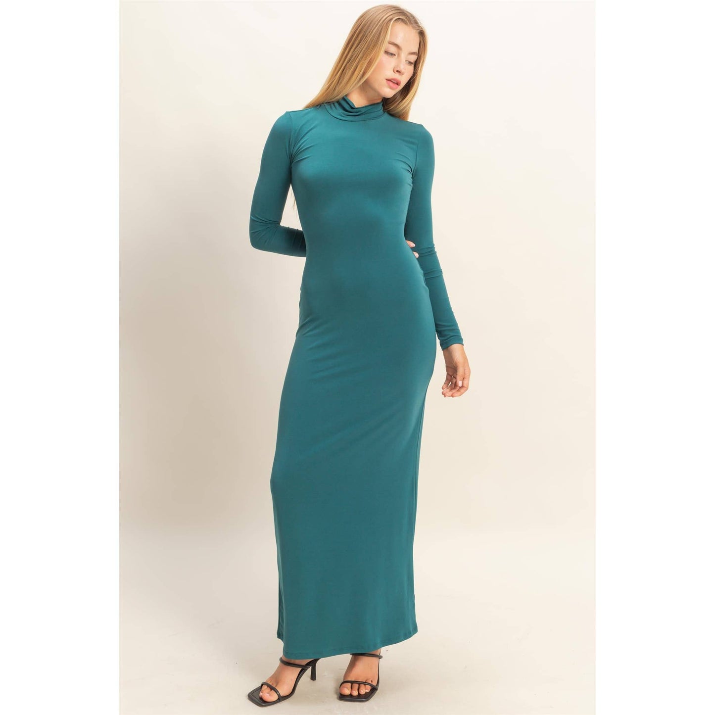 Brittany Dress- Peacock Green