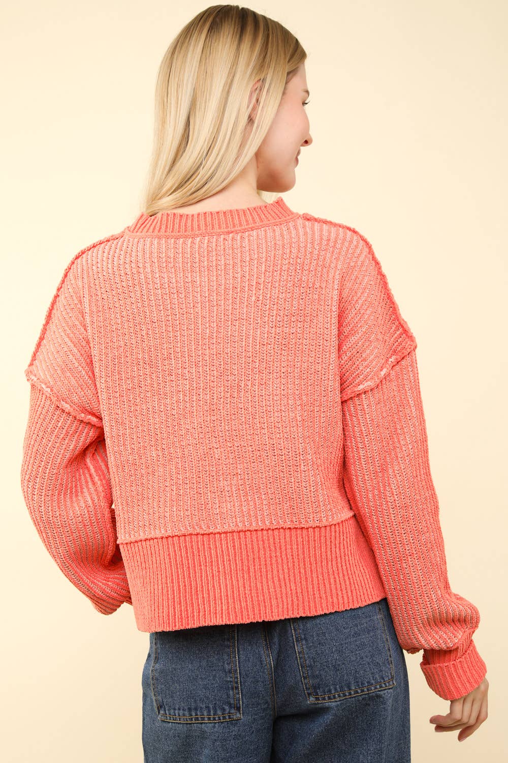 Brielle Sweater- Orange