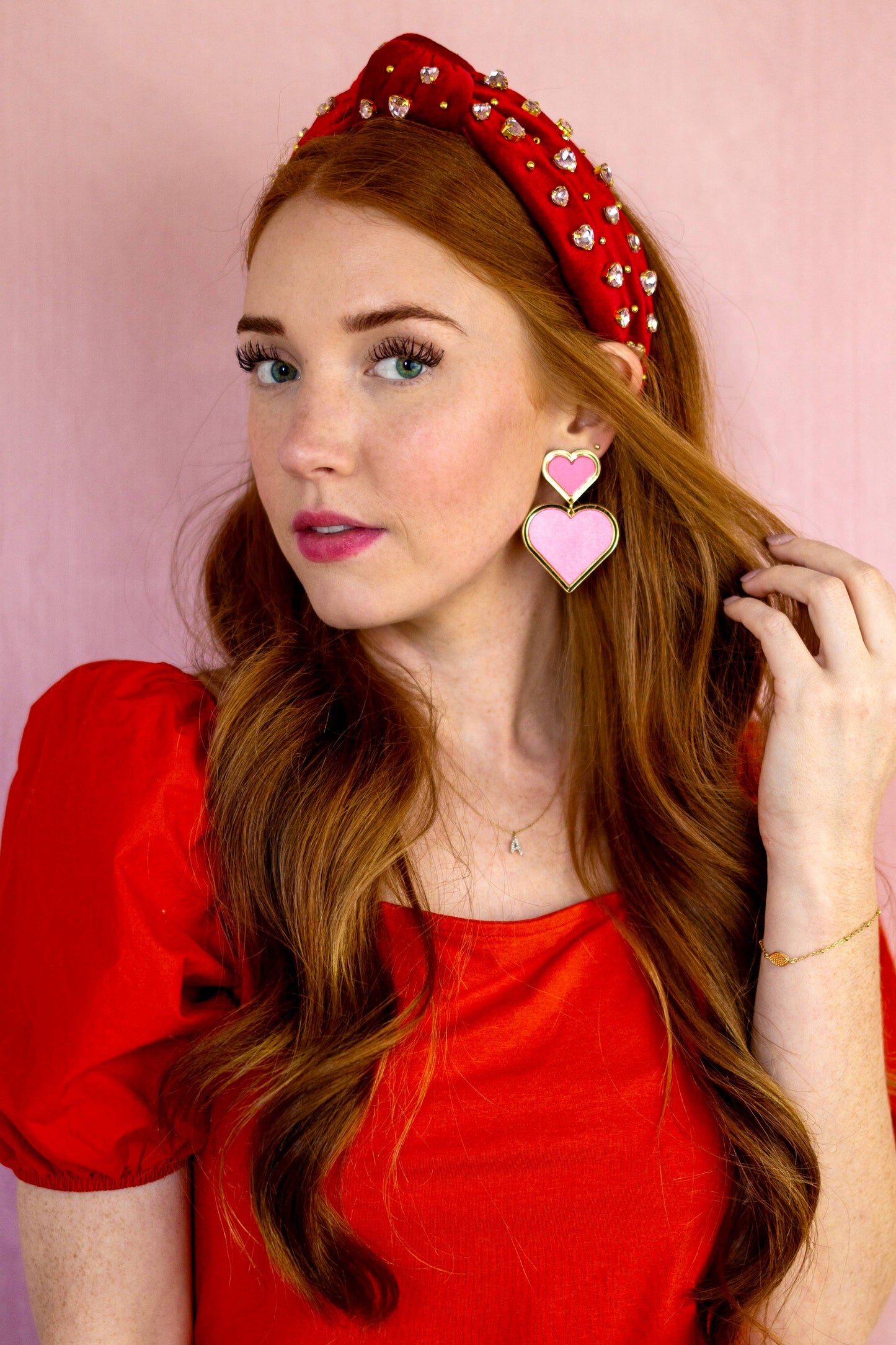 Barbie Pink Heart Earrings